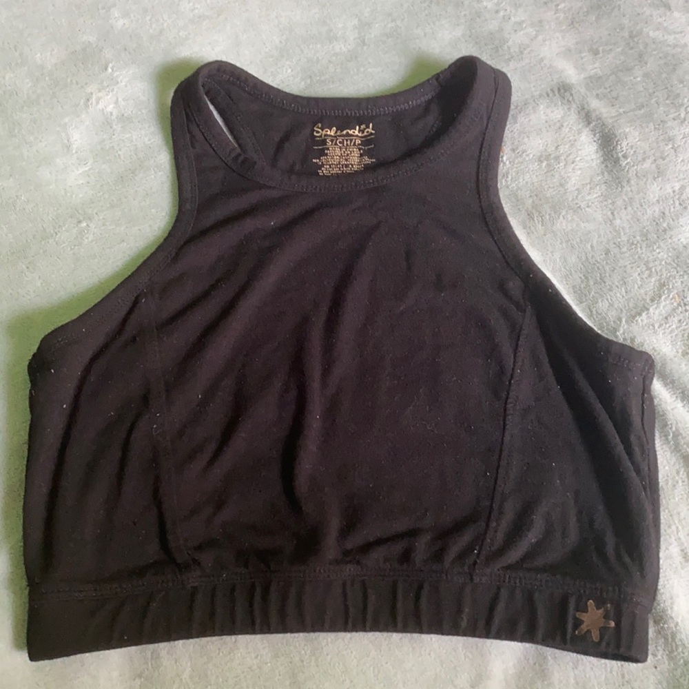 Black Crop Top